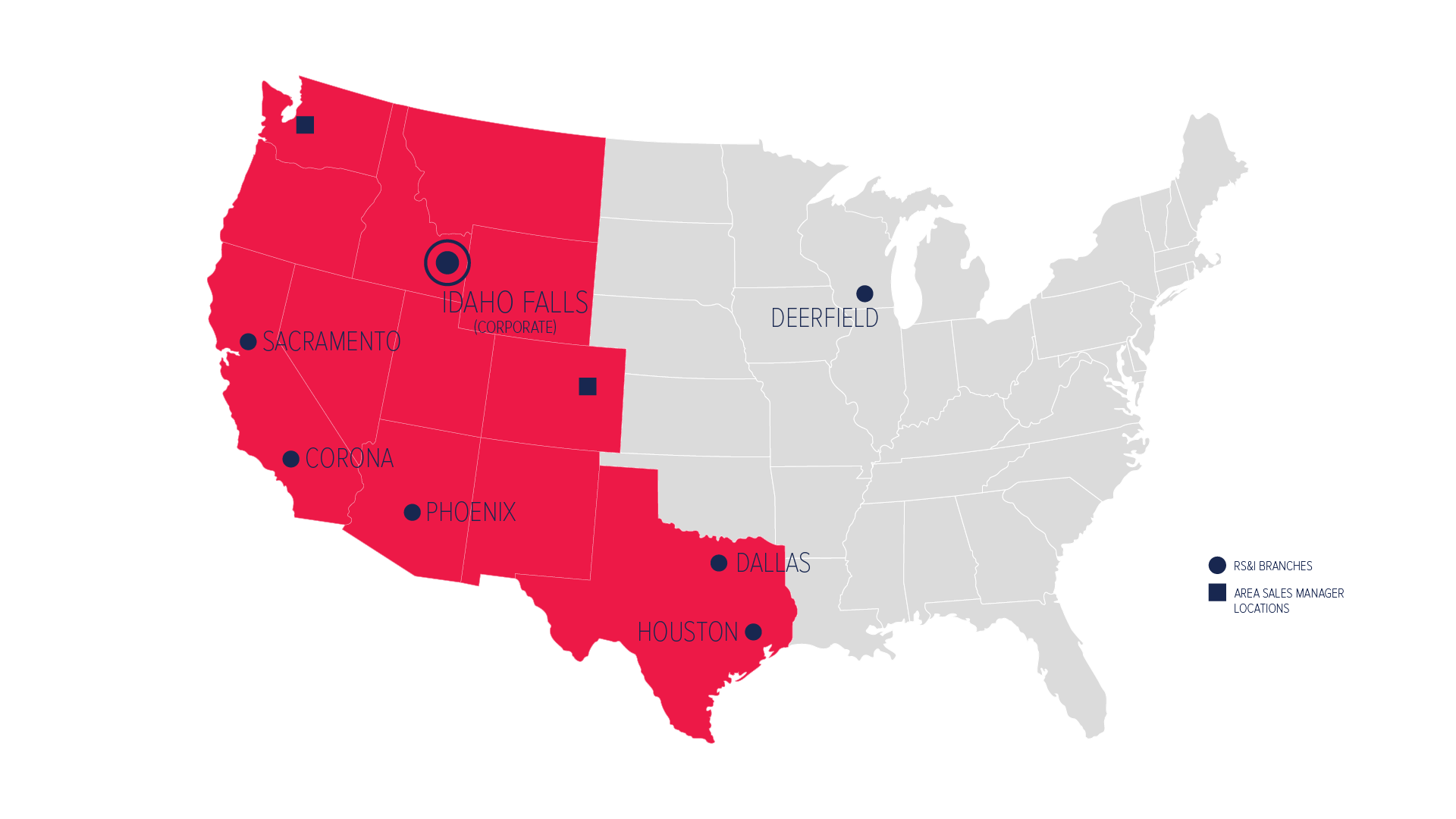 United States map showing DISH coverage
