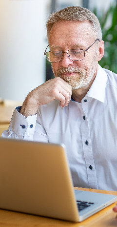 Man on laptop