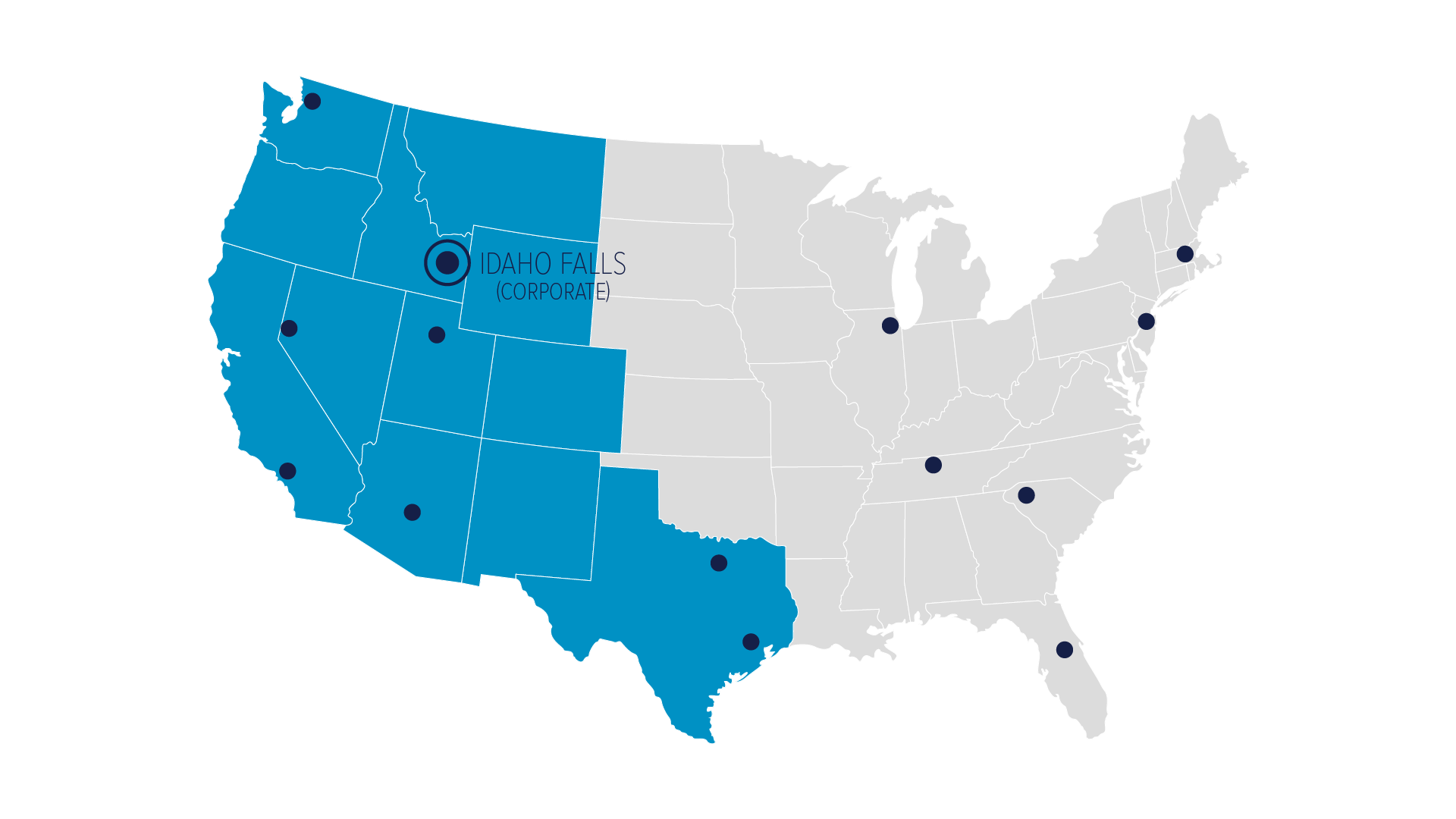 United States map showing Hughesnet coverage