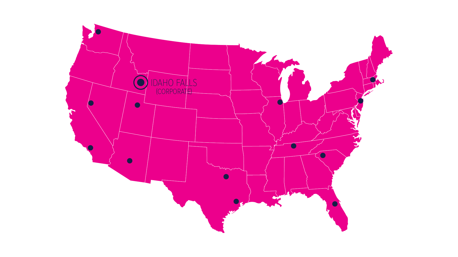 United States map showing T‑Mobile&trade; coverage