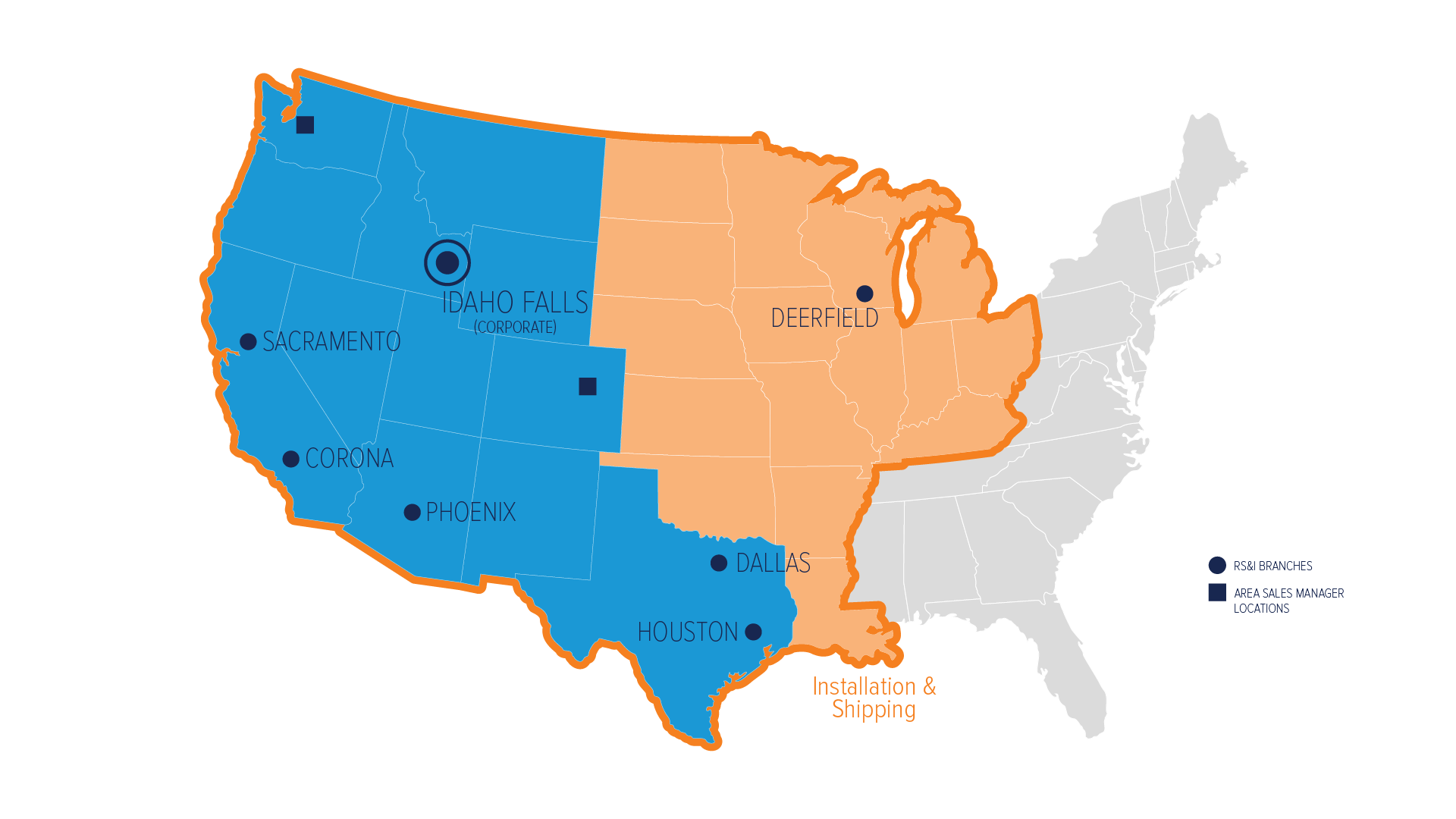 United States map showing HughesNet coverage