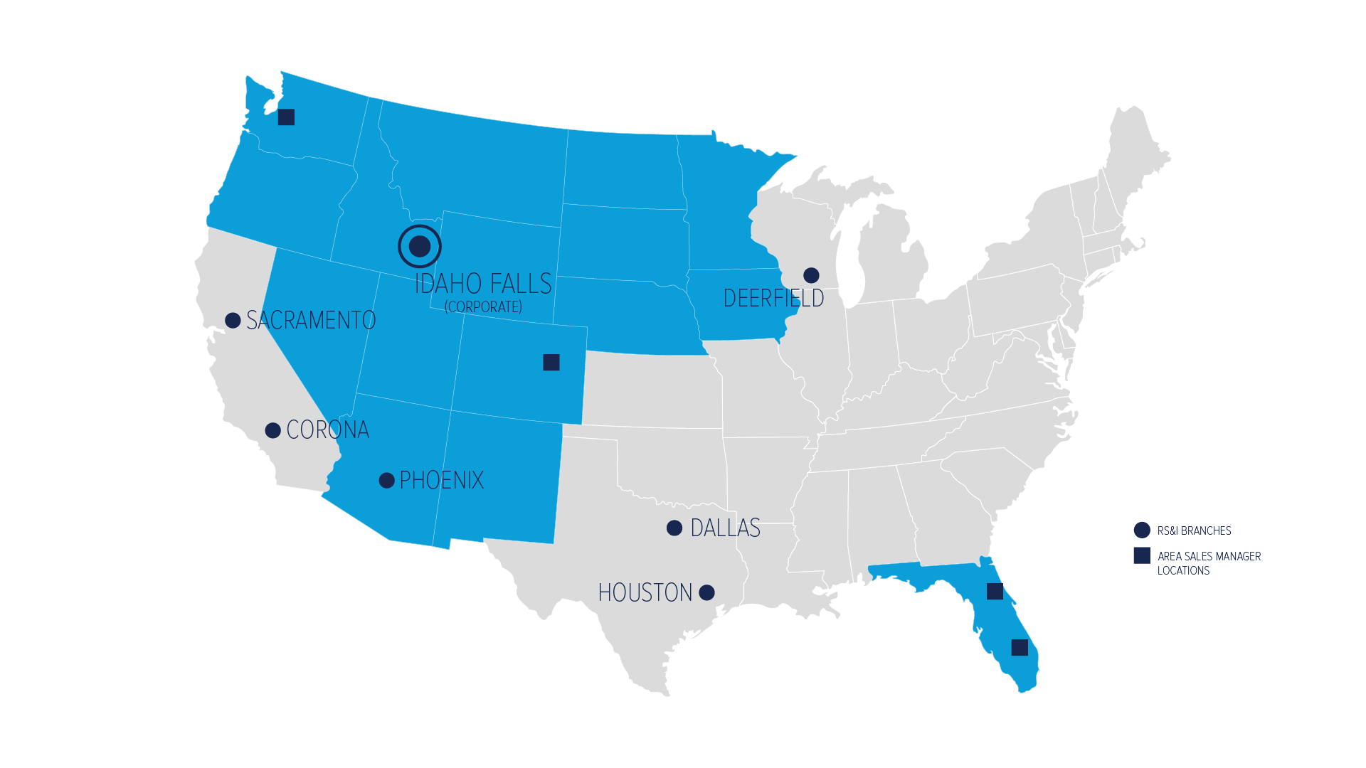 United States map showing Lumen coverage